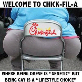 Illustration for article titled I Know You're Mad at Chick-fil-A, But Stop Taking It Out on Fat People